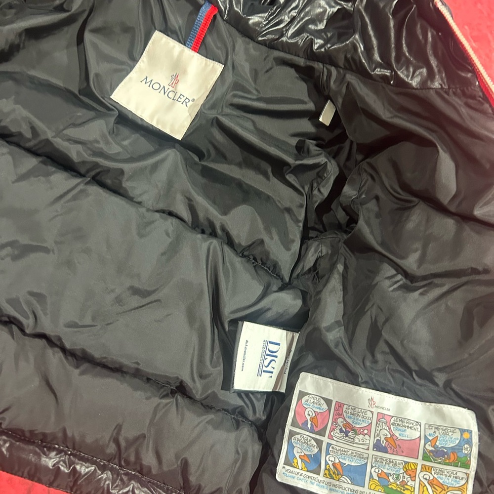 Authentic Moncler Shiny Black Puffer Jacket with Knit beanie bundle - Picture 6 of 8